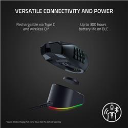 RAZER Naga V2 Pro HyperSpeed - Wireless MMO Gaming Mouse(Open Box)