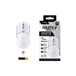 Souris de jeu blanche sans fil HyperX Pulsefire Haste 2 Core