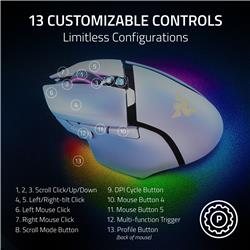 RAZER Basilisk V3 Pro 35K Souris de jeu sans fil - Blanc
