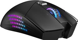MSI VERSA PRO WIRELESS Gaming Mouse - Black, 15 Buttons with 13 Programmable Buttons via MSI Center, 26000 DPI (VERSA PRO W)