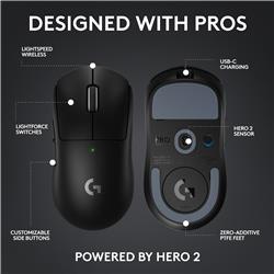 LOGITECH G PRO X SUPERLIGHT 2c Gaming Mouse - Black