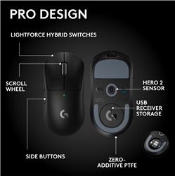 LOGITECH G PRO X SUPERLIGHT 2 SE LIGHTSPEED Gaming Mouse - Black