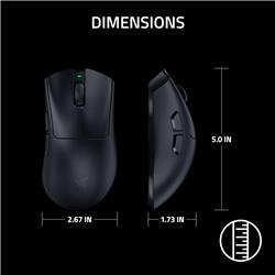 RAZER DeathAdder V4 Pro Wireless Gaming Mouse - Black
