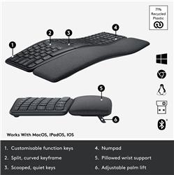 ERGO K860 Ergonomic Split Keyboard (920-009166)