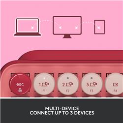 LOGITECH Pop Keys - Heartbreaker Rose