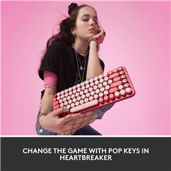 LOGITECH Pop Keys - Heartbreaker Rose