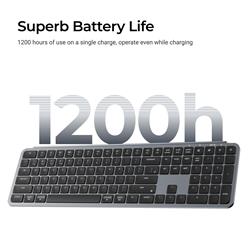 Keychron B6 Pro Full Size Productivity Keyboard, Black(Open Box)