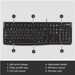 LOGITECH K120 USB Keyboard(Open Box)