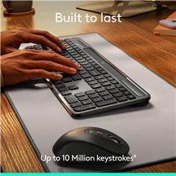 LOGITECH Full Size Productivity Keyboard, GRAPHITE