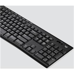 LOGITECH K270 Full Size Productivity Keyboard, Black