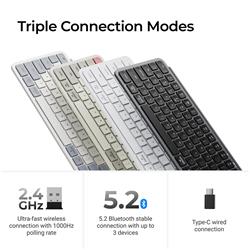 Keychron B1 Pro 75% Productivity Keyboard, Black