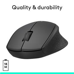 LOGITECH M330 Silent  Wireless Mouse - Black