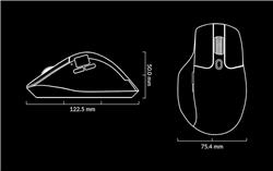 Keychron M6 Souris, PixArt 3950, 8 KHz Taux de rapport (M6S-A23)