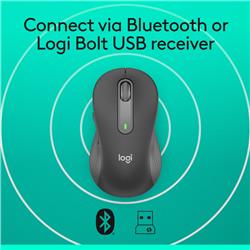 LOGITECH CORE Signature M650 Wireless Mouse-Graphite (910-006250)