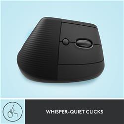 LOGITECH  Lift Vertical Ergonomic Wireless Mouse (Graphite)(Open Box)