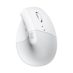 LOGITECH Lift Vertical Ergonomic Wireless Mouse (Off-White)
