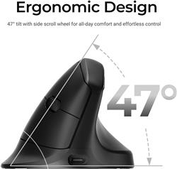Keychron M5 Right-handed Ergonomic Mouse - Black (M5-A29)