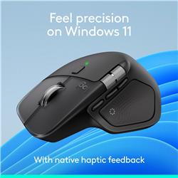LOGITECH MX Master 4 Right-handed Ergonomic Mice - Black (910-007560)(Open Box)