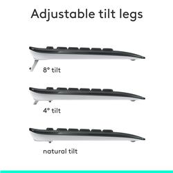 LOGITECH Advanced Wireless Keyboard Mouse Combo - French