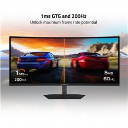 GIGABYTE G34WQC2 Gaming Monitor 34" 3440 x 1440 VA 1500R 200hz 1ms