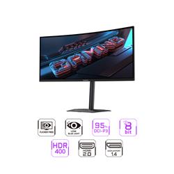 GIGABYTE G34WQC2 Gaming Monitor 34" 3440 x 1440 VA 1500R 200hz 1ms