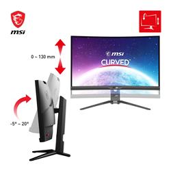 MSI MAG 31.5" WQHD Curved Rapid VA 170Hz 1ms (GTG) Gaming Monitor