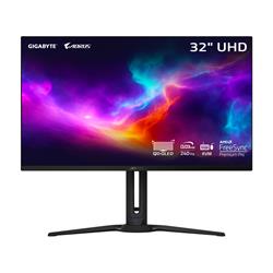 GIGABYTE  AORUS 31.5" UHD QD OLED 240Hz 0.03ms (GTG) Gaming Monitor