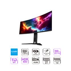 Moniteur de jeu GIGABYTE 34" WQHD QD-OLED incurve 175 Hz 0,03 ms (GTG)