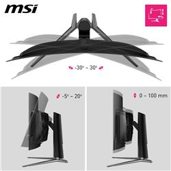 MSI MPG 341CQPX QD-OLED 34" 21:9 UWQHD, 240Hz 0.03ms  incurvé Moniteur