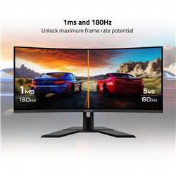 GIGABYTE G34WQCP 34" WQHD Curved VA 180Hz 1ms (MPRT) Gaming Monitor(Open Box)