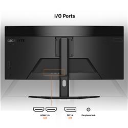 GIGABYTE G34WQCP 34" WQHD Curved VA 180Hz 1ms (MPRT) Gaming Monitor(Open Box)