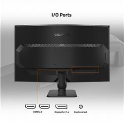 GIGABYTE GS32QCA 31.5" QHD Curved VA 180Hz 1ms (MPRT) Gaming Monitor