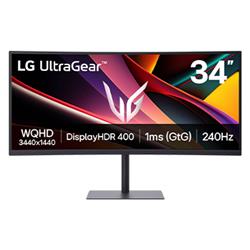 LG UltraGear 34G630A-B '34" WQHD, VA Curved; 240Hz, 1ms USB-C