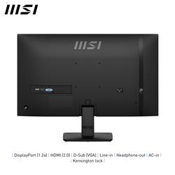 MSI PRO MP275 E2 27" FHD 1920x1080 IPS 120Hz 1ms(MPRT) Office Monitor