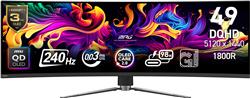 MSI MPG 491CQPX QD-OLED 49" 32:9 DQHD, 240Hz 0.03ms Curved Monitor, AI