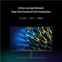 Huawei (MateView GT) - Moniteur de jeu incurvé 2K+ 27 po
