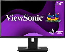 24" Ergonomic 40-Degree Tilt 1080p IPS Monitor w/ HDMI, DP, VGA.