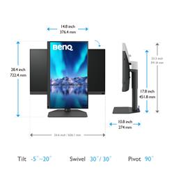 Moniteur créateur BenQ SW272Q 27" QHD 2560 x 1440 IPS 60 Hz 5 ms