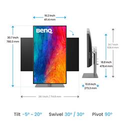 Moniteur BenQ PD3225U 32" 4K IPS 60 Hz 5 ms (GTG) AQcolor Creator