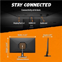 AOC 23.8 po 1920 x 1080 FHD IPS 180Hz de jeu Moniteur