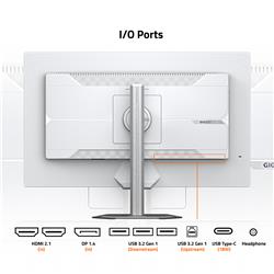 GIGABYTE – M27UP ICE – Moniteur gaming Dual Mode SS IPS 27"