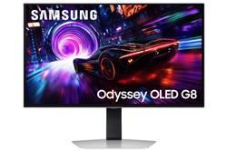 Samsung Odyssey G8 27" 4K 3840x2160 OLED 240Hz 0.03ms (GtG) Height Adjustable 2x HDMI 2.1 1x DisplayPort 1.4 Gaming Monitor, LS27FG810SNXZA