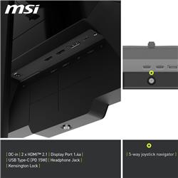 MSI 27 po 3840 x 2560 UHD 144hz/ FHD 288hz de jeuMoniteur