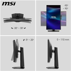 MSI 27 po 3840 x 2560 UHD 144hz/ FHD 288hz de jeuMoniteur