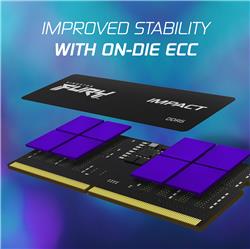 Kingston FURY Impact 16GB (1x16GB) DDR5 5600MHz CL40 1.1V SODIMM