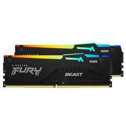 Kingston FURY Beast RGB 16GB (2x8GB) DDR5 5200MHz CL40 UDIMM