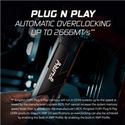 Kingston FURY Beast RGB 32GB (2x16GB) DDR4 3200MHz CL16 UDIMM