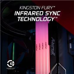Kingston FURY Beast RGB 32GB (2x16GB) DDR4 3600MHz CL18 UDIMM