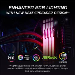 Kingston FURY Beast RGB 64 Go (2x32 Go) DDR5 5600 MHz CL36 UDIMM