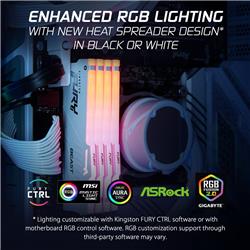 Kingston FURY Beast RGB 128GB (4x32GB) DDR5 5600MHz CL40 UDIMM